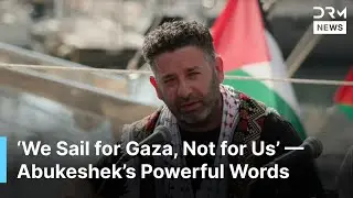 FULL REMARKS: Activist Saif Abukeshek Accuses Israel of Genocide Ahead of Gaza Mission | AC1B