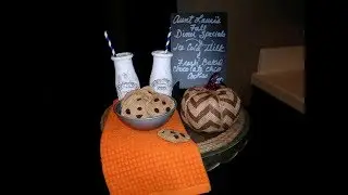 RUSTIC FALL COOKIE TRAY - Cute & Cozy Decor Fall Treats & Snacks Challenge