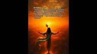 🌸 Krishna&rsquo;s Message &ndash; Be Loyal to Your Eternal Soul | Spiritual Wisdom 2025 ✨🙏#sorts