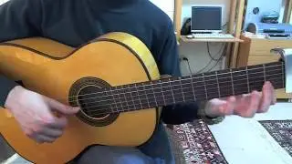 Flamenco solea falseta using ligado technique