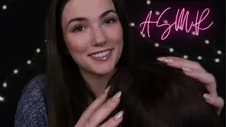 ASMR Hair Play ┃ Scalp Massage, Hair Brushing, Parting, and Relaxing Lice Check for Sleep 💤