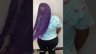 Small Purple Rope/Senegalese Twist