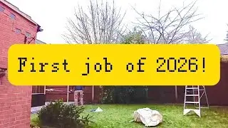 Timelapse tree prune #3  FIRST JOB OF 2026, COMPLETE WITH RED ARROWS FLYOVER!
