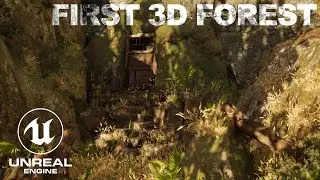 Making My First 3D Forest Scene Art | Unreal Engine 5.1