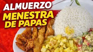Menestra de papa casera //Receta f&aacute;cil y deliciosa 