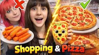 🍕 Trova la pizza finta 👉 mangi la pizza vera! 💸 Shopping & Pizza Challenge