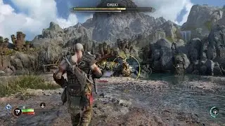 God of War Ragnar&ouml;k - Dreki Boss fight on Give Me No Mercy.