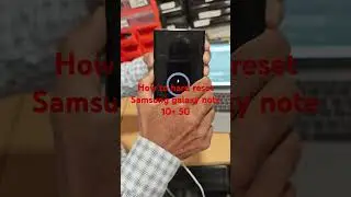 how to hard reset Samsung galaxy note 10+5G #smartphone #foryou #repair #problemfix #viralvideo