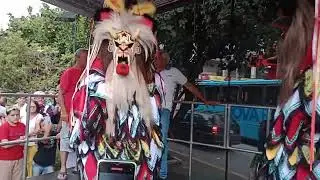 Palhaços Rasteirinha e Joel de laranjais no Festival de Conselheiro Paulino