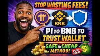 STOP Wasting Fees! Safely Convert Pi Network to BNB & Send to Trust Wallet Cheap Method