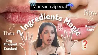 Smooth 👄 Plump,Pink🩵Lips Naturally‼️Bye Cracked  Pigmented Lips👄✨#diy#lips#monsoon#natural#lipcare 