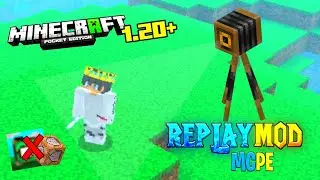 Best REPLAY MOD For Mcpe 1.20+ || Make cinematics like @SenpaiSpider ||#replaymode