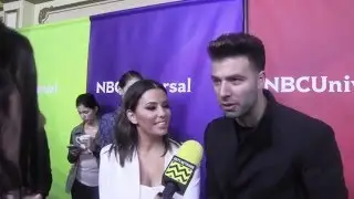 Eva Longoria & Jencarlos Canela Interview @ NBC Universal's Winter Press Day I AfterBuzzTV