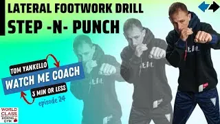 Lateral Footwork Punching Drill! How To Coach Boxing