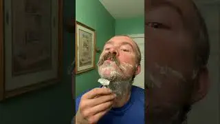 ASMR Muhle R41 Jersey Blues shave #shavingwithbarchuckin #wetshavingcommunity #shorts