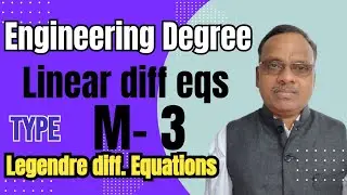Engineering maths #M3#Legendre diff. Eqn. #engineering 