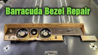 Instrument cluster bezel repair with a 3D printer pen plymouthbarracuda #mopar #cars #mopar 