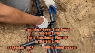 Trenchless Sewer Line Repair in Shoreline, WA - Burst Pipe Repair Plumber