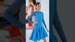 Girl's Competition Dress 38 #ballroom #ballroomdance #dancewear #dancestyle #ballroomdancesport