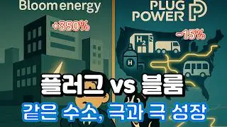 같은 수소주인데 왜 이렇게 다를까? 블룸에너지 vs 플러그파워