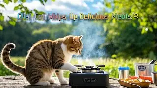 Chef Cats cook meals! Let's cook! 🍳