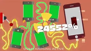 4210818% OVERCHARGING Phone Battery | GLITCHY END + EXPLOSION