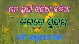 ଜଗତେ ସୁନ୍ଦରେ//କବି -ବାସୁଦେବ ଦାସ //ସଂକଳନ -ସରଗ ସୁଷମା//@ShantiProduction-vx8zf.