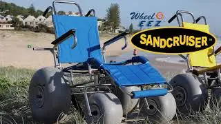 Wheeleez&trade; Sandcruiser&trade; All-Terrain / Beach Wheelchair