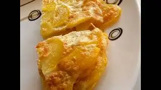 potatoes and 1 egg #viral #cooking #potatoomlette