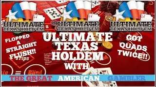 Ultimate Texas Holdem with The Great American Gambler!! Epic Session Leads to The Biggest Win Yet!!!