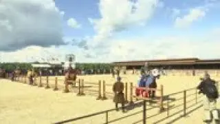 Jousting, melee thrills crowds at Russia festival