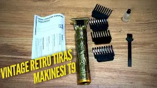 Retro Vintage T9 Tıraş Makinesi İncelemesi ! #bayindirelektronik #tıraş