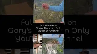 Location Theremin 'A CRY FROM THE PRECIPICE' etherwave on the cliffs #shorts #theremin