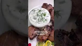 Anyone else LOVE lamb?? 🧄 Comment recipe to get my Greek Lamb Chops with Tzatziki Sauce or see full