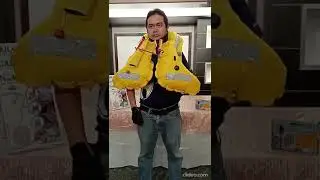SECUMAR Inflatable LifeJacket testing with OCEAN SIGNAL MOB1 personal locator beacon