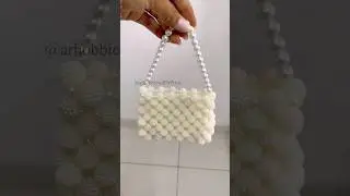 Let&rsquo;s make a pearl bag 💖🩷 #pearlbag #diy #craft #fancybags