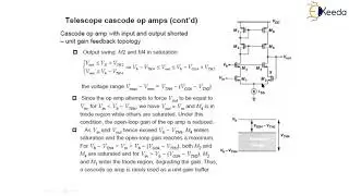 Telescopic Cascode Op Amp - Stability and Frequency Compensation Op-Amp - Analog & Mixed VLSI Design