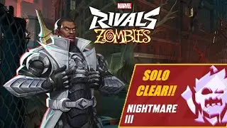 *UNDEAD HUNTER* Unlocked!! | Solo Nightmare III CLEAR with Blade | Marvel Rivals Zombies