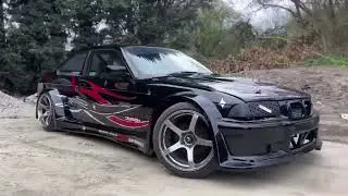 BMW 318is M44 turbo 18psi pure drive-by sound