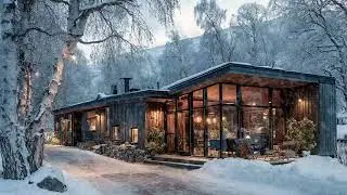 Midnight Arctic Blizzard Night Ambience | Intense Icy Wind Sounds for a Calm Mind and Restful Sleep