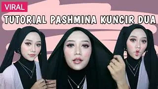 Pashmina Jadi Rambut Kuncir Dua Ala Tiktokers // Kawai look