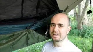 Using the DD Travel Hammock and XL Tarp for Hammock Camping