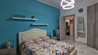 TRILOCALE RISTRUTTURATO CON CUCINA ABITABILE, DOPPI SERVIZI, CANTINA E BOX