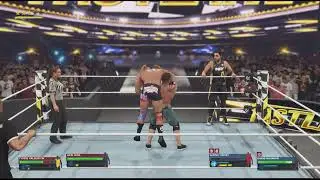 John Cena & Tyrese Haliburton VS Austin Theory & Shane McMahon (John Cena's 2K Farewell Tour)