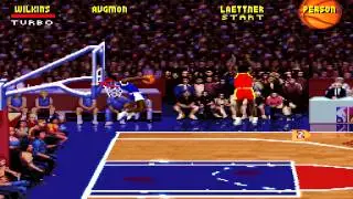 NBA jams snes, using built-in cheats on the RETRON 5