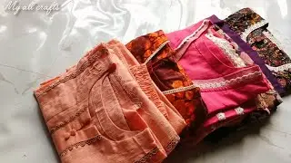গজ কাপড় এবং লেস দিয়ে পাকিস্তানি স্টাইলে কামিজ ডিজাইন/goj kaporer jamar design bangla 2025