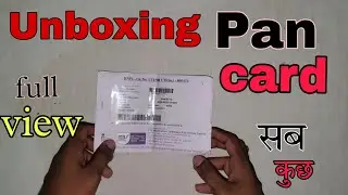 Unboxing pan card || #unboxing #pancard #postoffice #indian #payment #post #officialvideo #viral