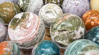 Sea Jasper Spheres: Live Feature from Feb. 18