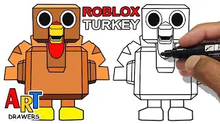 How to Draw TURKEY Roblox BROOKHAVEN | ROBLOX ( THANKSGIVING! )