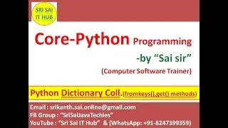 Python Dictionary Collection with fromkeys(), get() Methods | Python fromkeys() | Python get() |#123